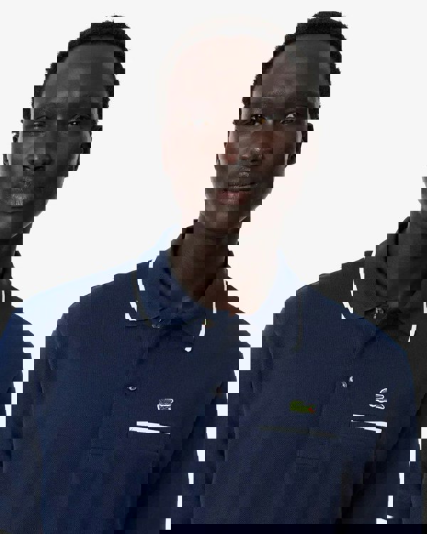 Lacoste Pocket Accent L.12.12 Mens Classic Fit Polo Shirt close up