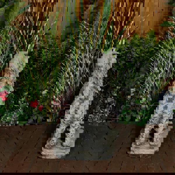 Stone Cast Standing Cocker Spaniel Garden Ornament 