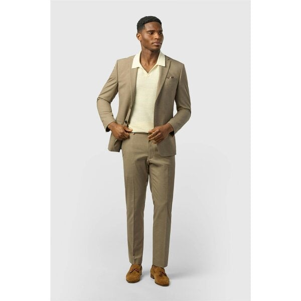 Limehaus Slim Fit Oatmeal Jacket