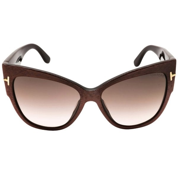 Tom Ford Ft0371 50F Dark Brown/Other / Gradient Brown Sunglasses One Size