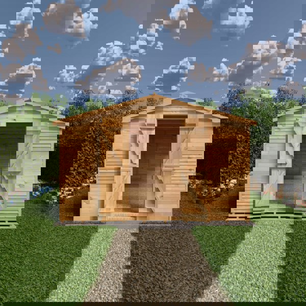 Shire Overlap Double Door 10x15 Economy Storage Shed