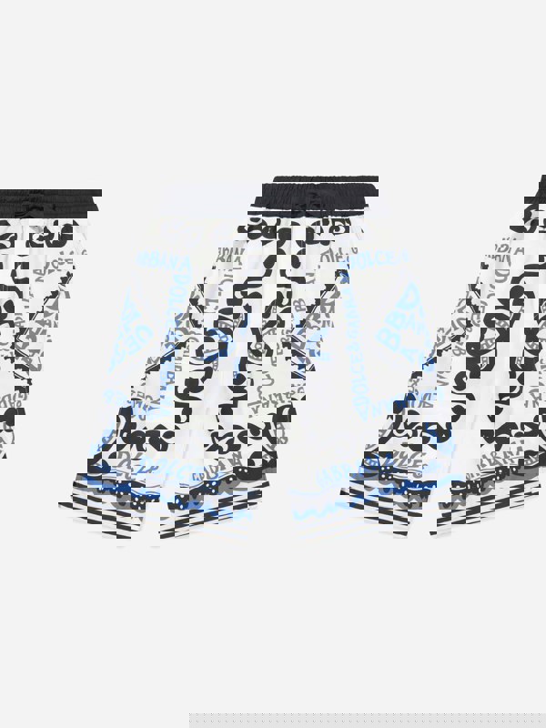 Dolce & Gabbana Kids Dolce & Gabbana Boys DG Marina Bermuda Shorts in Multicolour