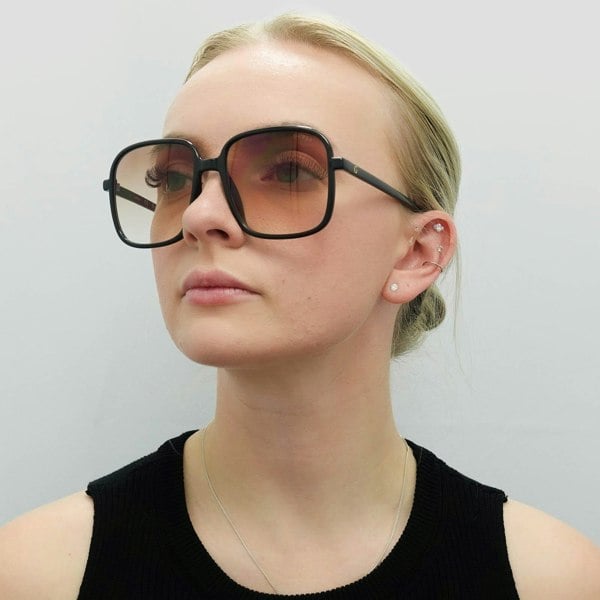 Guess Sunglasses GF6146 01F Black Brown Gradient
