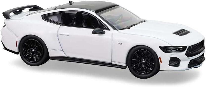 MCSlots Ford Mustang 2024 Oxford White 1:64 Scale Greenlight 13370F