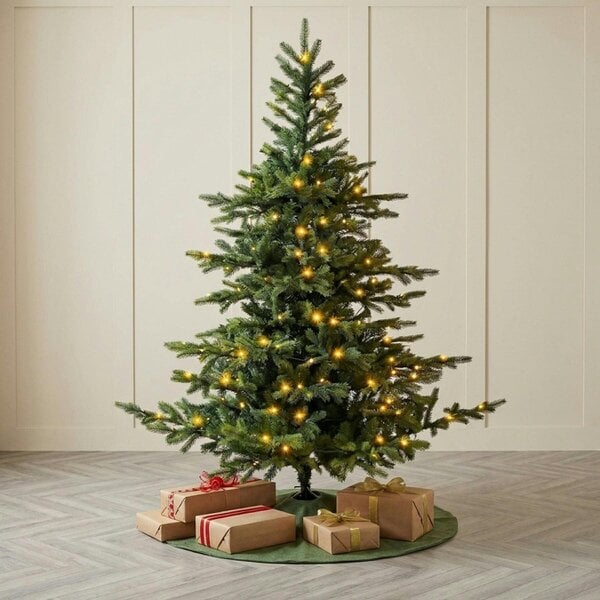 Garden Greatness 6ft Heritage Fir Pre-Lit Artificial Spruce Christmas Tree