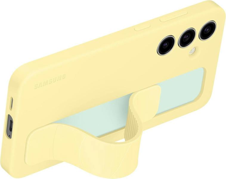 Samsung Galaxy S24 FE Standing Grip Case Yellow EF-GS721CYEGWW