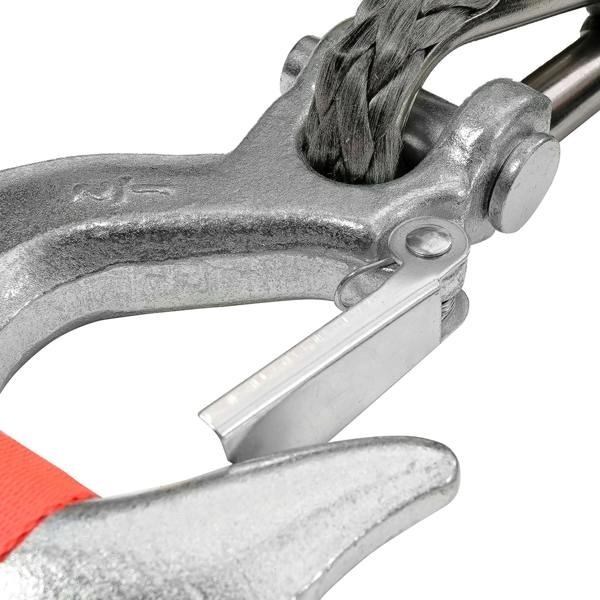 Winchmax Synthetic Winch Rope 25m x 13mm, Hole Fix. 1/2 Inch Clevis Hook.