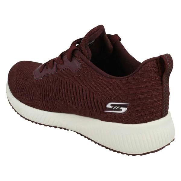 Skechers Ladies Skechers Bobs Sports Memory Foam Trainers Total Glam 32502