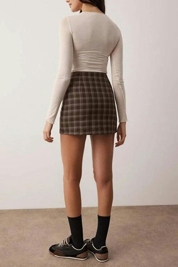 WOVCOR Mini Short Skirt