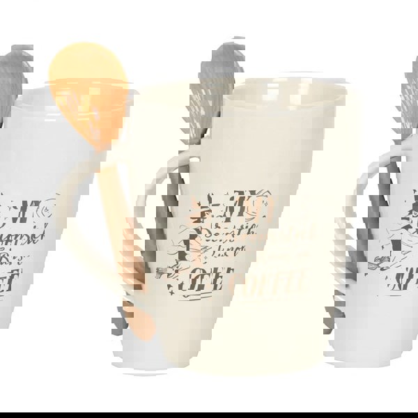Serano My Broomstick Runs on Coffee Mug and Spoon Set