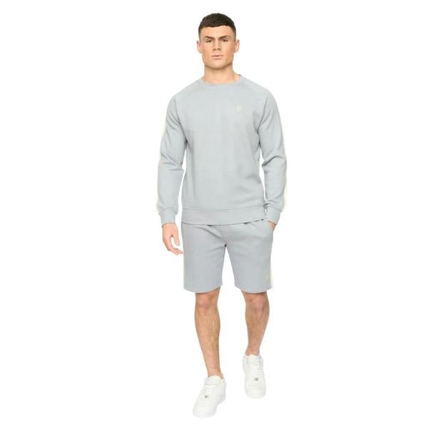 Crosshatch Mens Cresswill Sweatshirt - Steel Blue - 