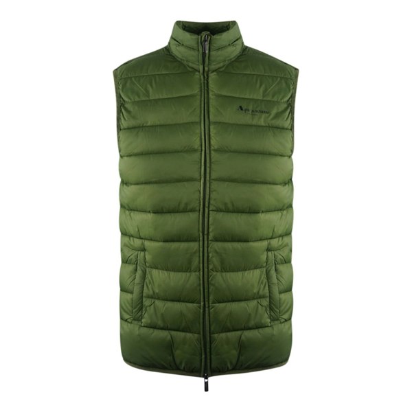 Aquascutum London Logo Lightweight Gilet Jacket - Army Green