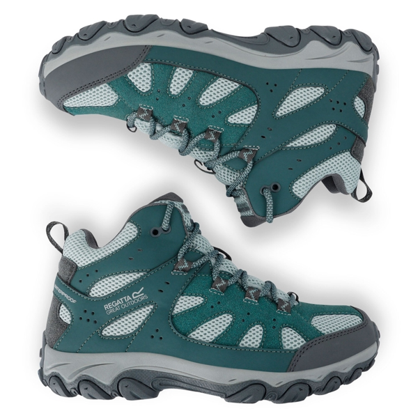 Regatta Womens Edgepoint IV Mid Cut Walking Boots - Green Haze