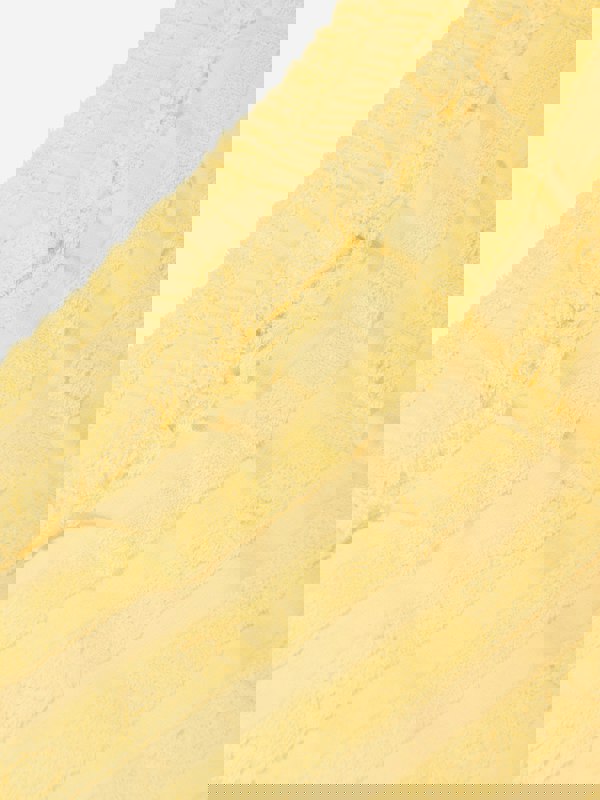 Emporio Armani Girls Striped Logo Shorts in Yellow