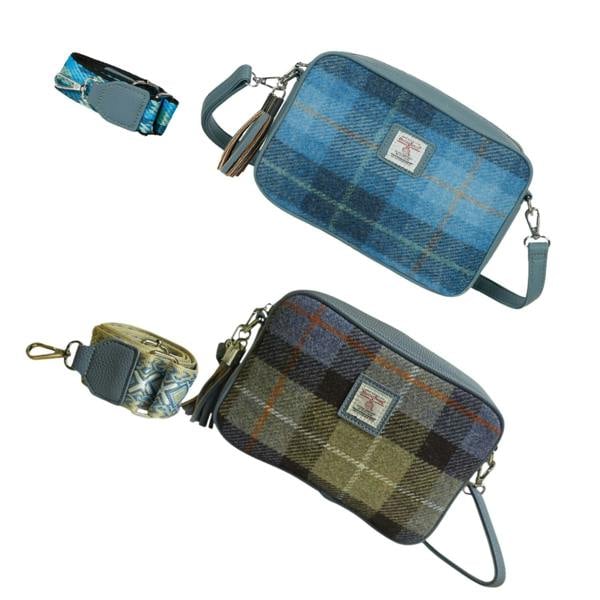 Love EMVY Buchanan Tartan Tweed Shoulder Bag