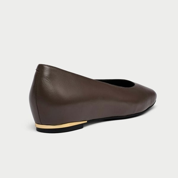 Calla Lucinda Flat Shoes for Bunions & Wide Feet  - Slate Leather