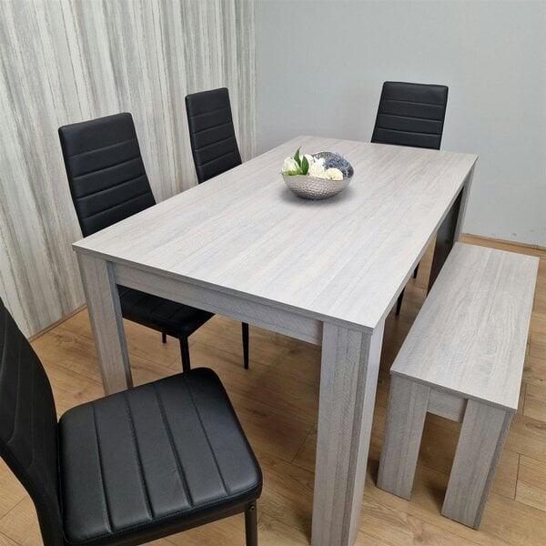 Kosy Koala Dining Table Set with 4 Chairs Dining Room, Kitchen table set of 4, and Bench