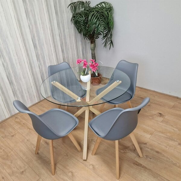 Kosy Koala Dining Table Set with 4 Chairs Dining Room, and Kitchen table set of 4