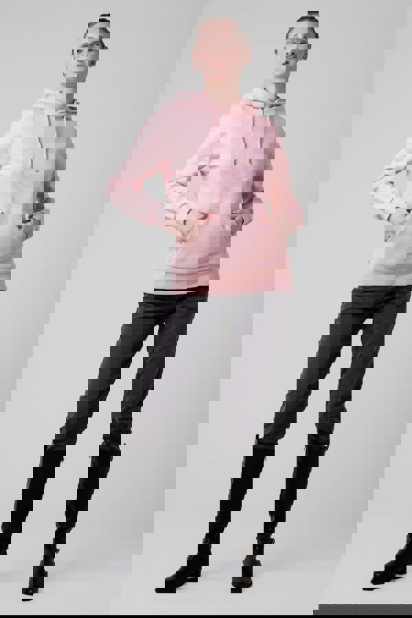 ENORSIA Women Drop Shoulder Printed Hoodie