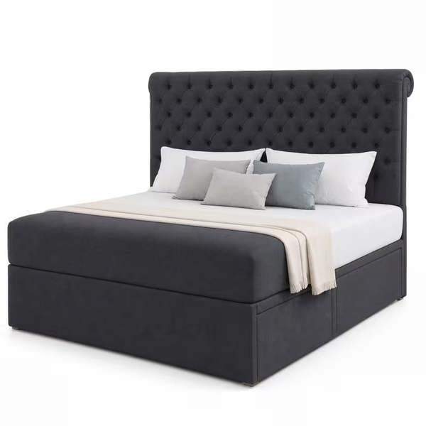 Paradise Beds Sleigh Divan Bed with Headboard