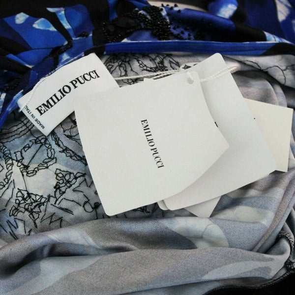 Emilio Pucci luxurious maxi dress in a signature Pucci pattern