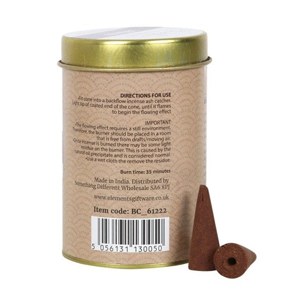 Serano 6 Tins of Elements Lavender Jumbo Backflow Cones
