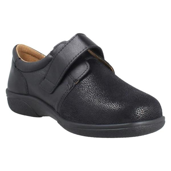 DB Shoes Ladies Wide Fitting Hook and Loop DB Shoes Petula