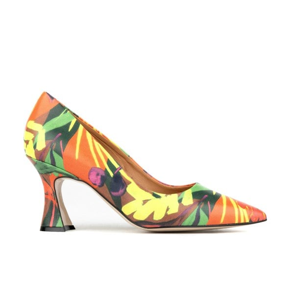 Embassy London Sophia Hollywood - Tropical - Women's pointed 4 inch pump in bright colours leather