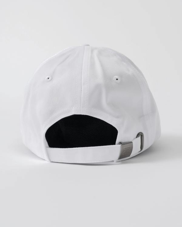 back of Tommy Hilfiger Classic Baseball Cap in Classic White