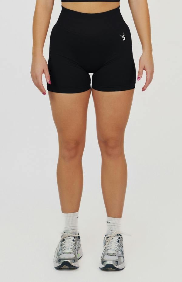 V3 Apparel Form Seamless Scrunch Sports Bra, Leggings & Shorts Set - Black