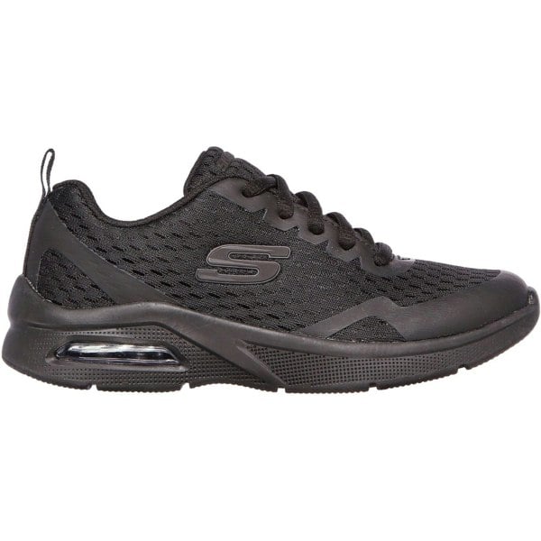 Skechers Microspec Max Polyester Boys's Black Textile & Trim Trainers