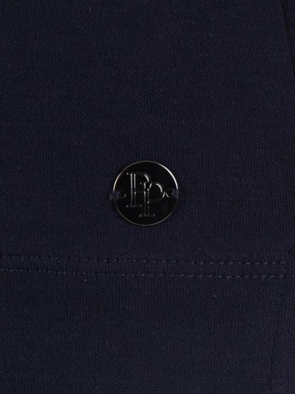 PennyPlain Solid Square Neck Top - French Navy