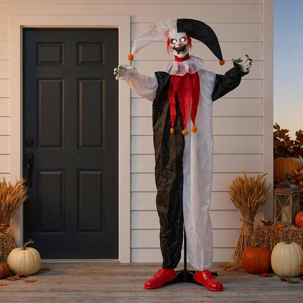 Garden Greatness Standing Scary Animated Halloween Clown