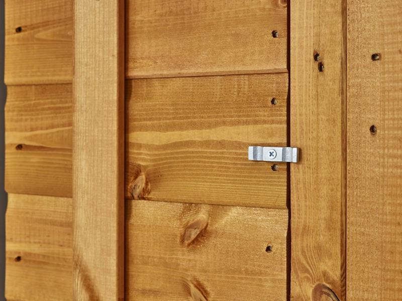 Haven Heritage 6 X Bright Zinc Plated Large 2" Turn Button Catches - Shed Door/Gate & Rabbit Hutch Latches