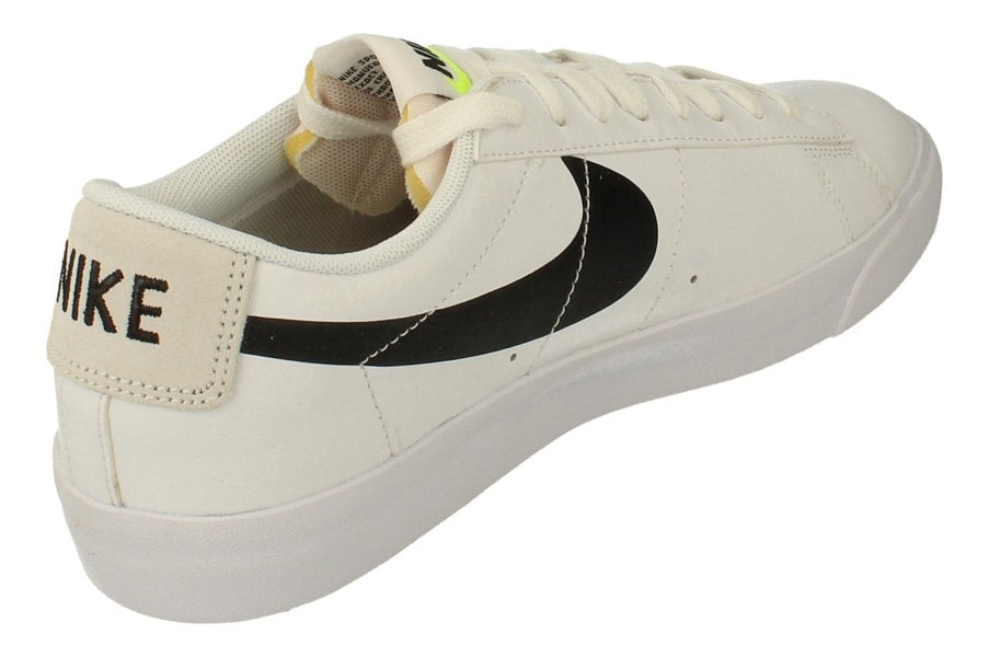 Nike Blazer Low Mens Trainers Da4652  100 - White Black Volt White 100 - Photo 2