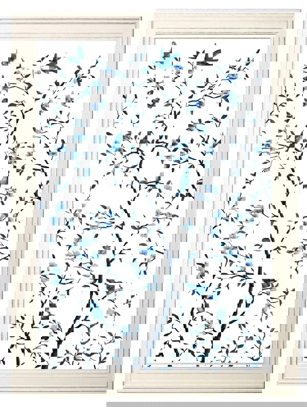 Exceptional Art Tree of Life Blue & White Set of 2