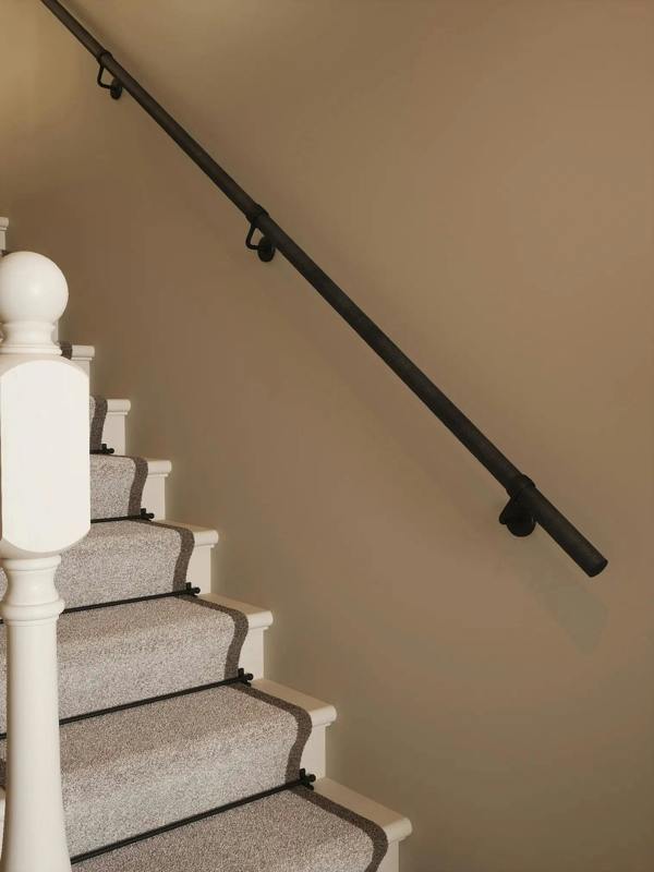 Enville Charcoal Straight Flight Handrail