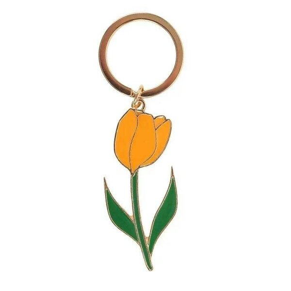 Bobobiy Yellow Tulip Keyring