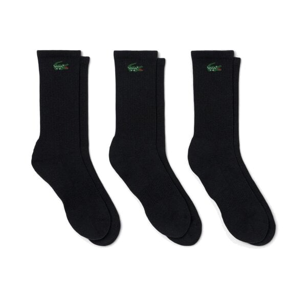 Lacoste 3-Pack Jacquard Crocodile Sport Socks