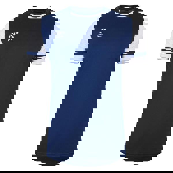 Umbro Mens Cavelle Jersey T-Shirt - Navy/Brilliant White - 