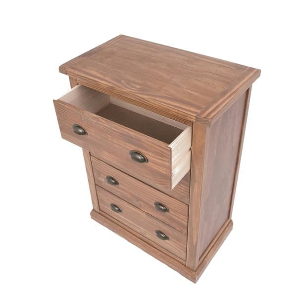 Cabinet Bits Tirolo 4 Drawer Chest of Drawers Brass Cup Handle