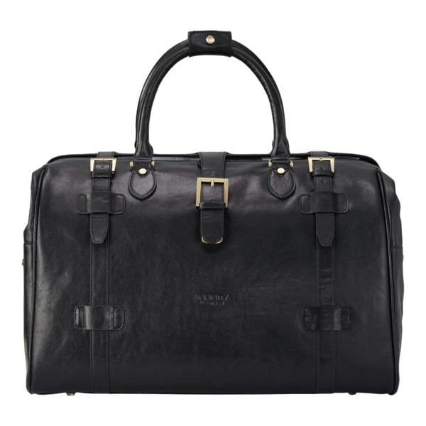 Infinity Leather Genuine Leather Duffle Holdall Vintage Travel Gym Bag - Windsor