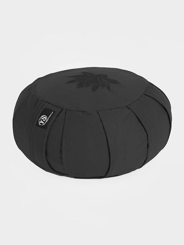 Yoga Studio GOTS Organic Cotton Round Lotus Zafu Buckwheat Cushion