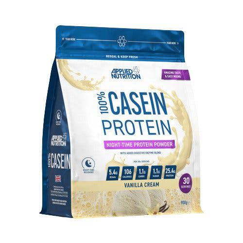 Applied Nutrition 100% Casein Protein, Vanilla Cream - 900g