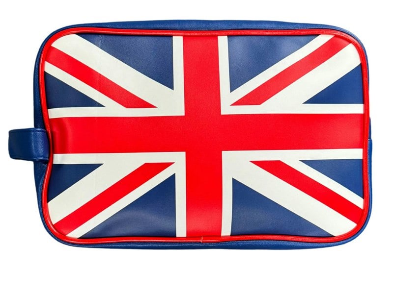 Love EMVY Union Jack Large Toiletry Washbag Top Zip with Carry Loop