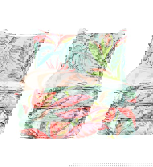 Smart Living Luxury Super Soft Reversible Exotic Palms Duvet Cover with Pillowcase