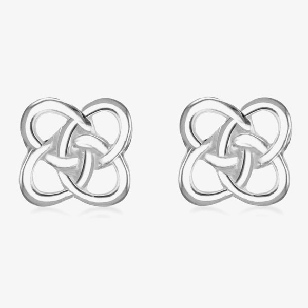 T. H. Baker Sterling Silver Celtic Knot Stud Earrings 8.55.7199