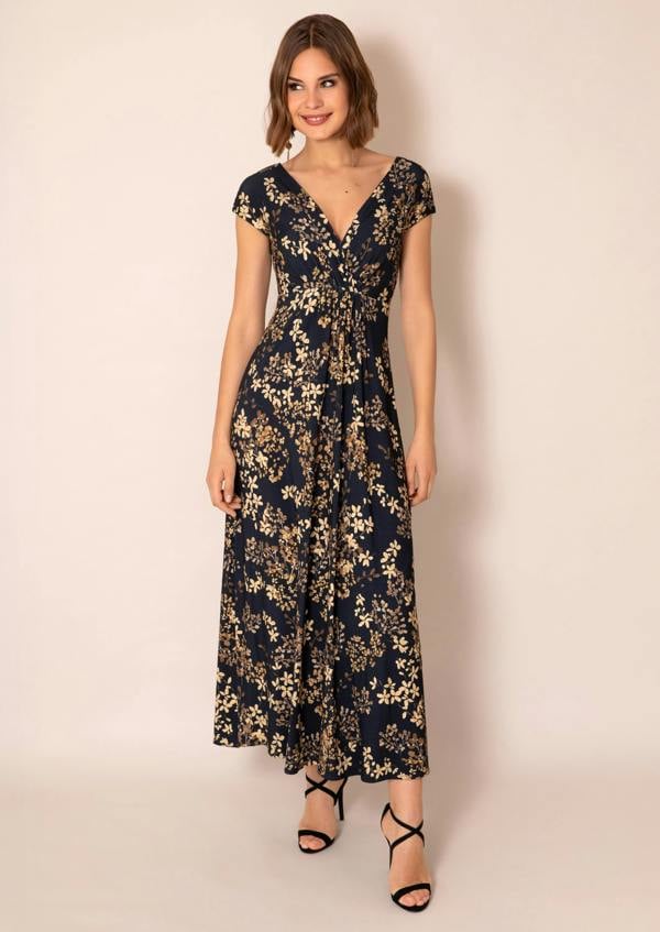 Alie Street London Sophia Maxi Dress (Golden Blossom)