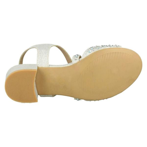 Spot On Girls Spot On Mid Heel Mule Sandals H1105
