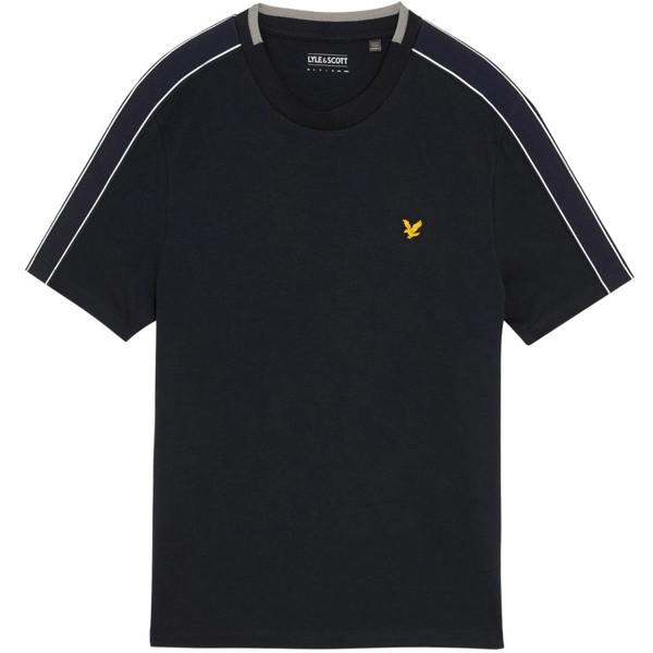 Lyle & Scott Navy Blue Tape T-Shirt XS